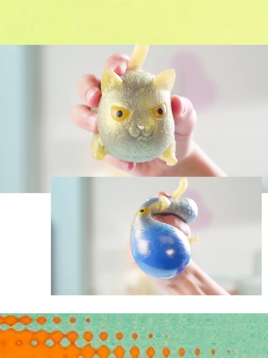 Игрушка-антистресс Sbabam тянучка, мялка - фото 4