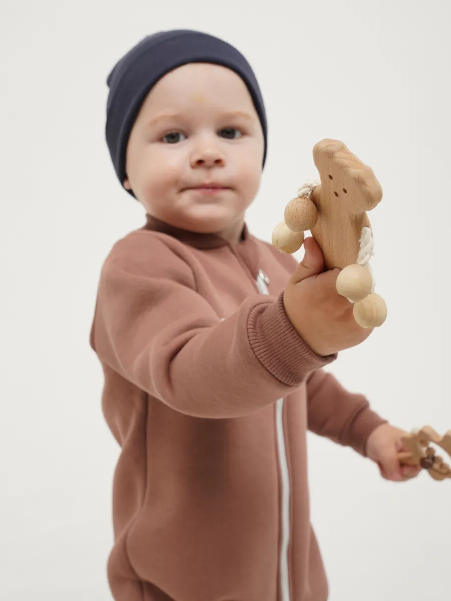 Комбинезон Супер Пупс мод14/темно-бежевый - фото 11