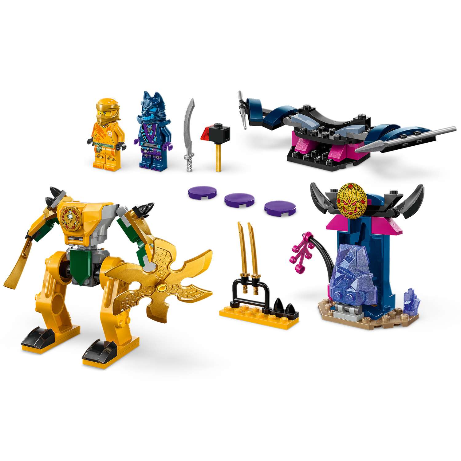Конструктор LEGO NINJAGO Боевой робот Арина блочный - фото 3