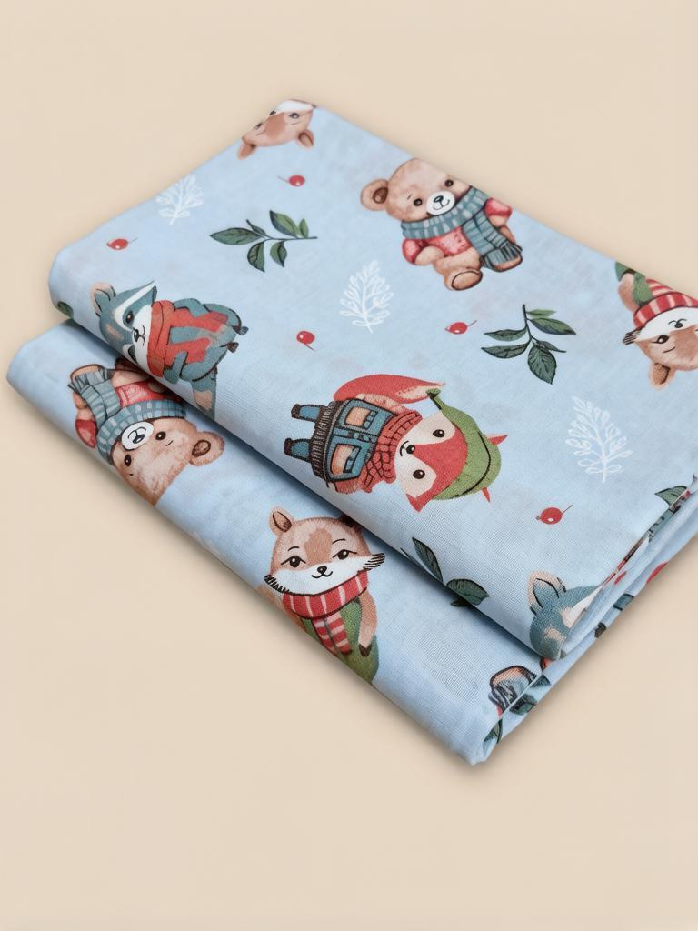 Пелёнка LISa baby store ситец, фланель, трикотаж 90х110 см 6 шт. - фото 9