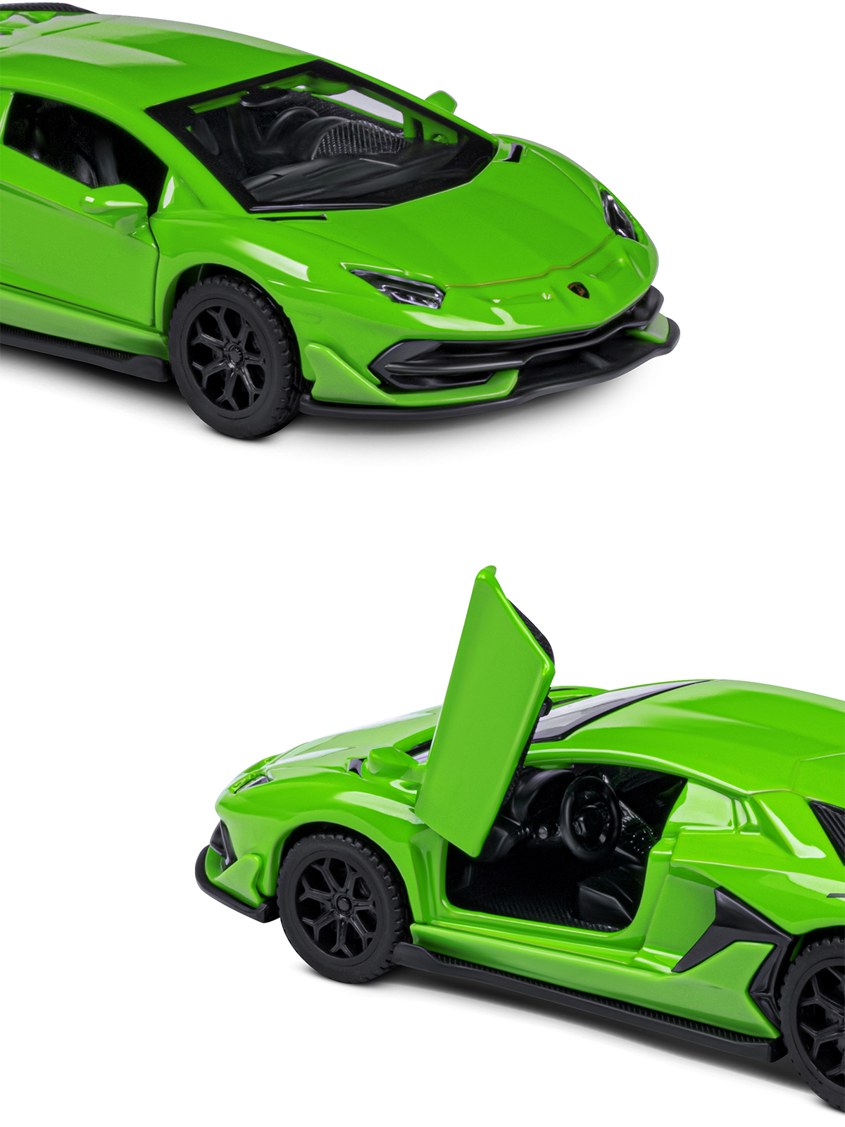 Автомобиль АВТОпанорама Lamborghini Aventador SVJ 1:43 JB1251218 - фото 8