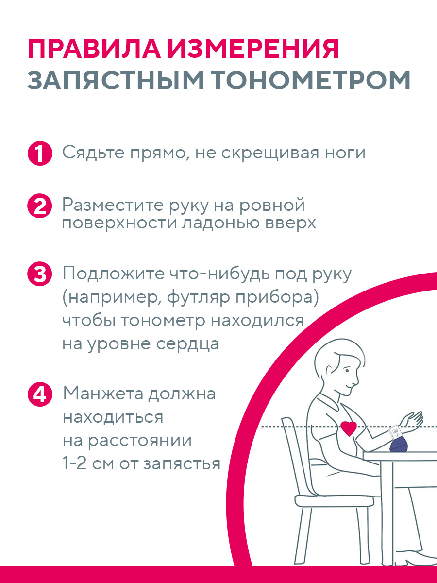 Тонометр B.Well Автоматический MED-57 на запястье - фото 12