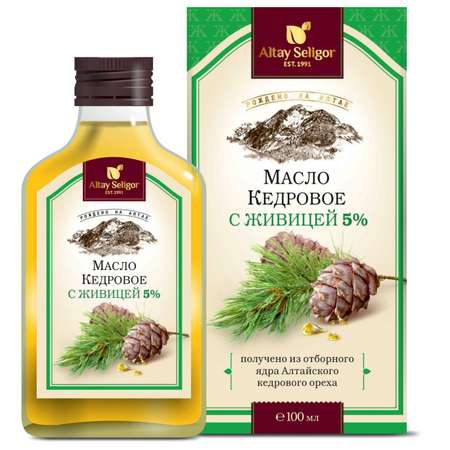 Масло Алтай-Селигор кедровое с живицей 100мл