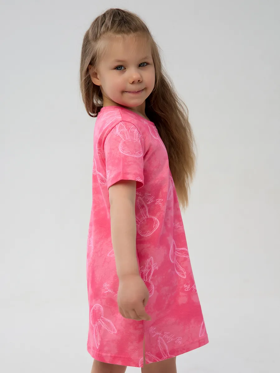 Сорочка ночная YAXX 001--Туника зайка/розовый (К) - фото 5