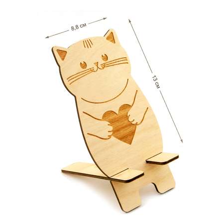 Конструктор Символик Котик с сердечком сборная игровая модель