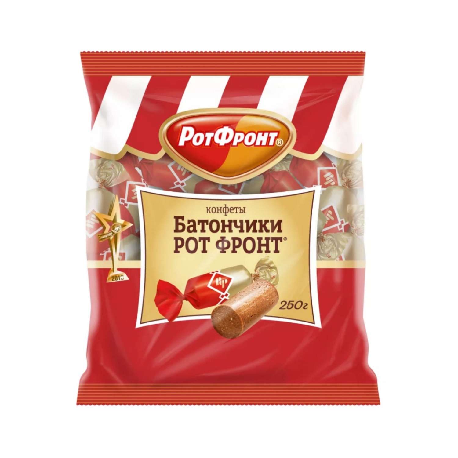 Конфеты РотФронт батончики 250г - фото 1