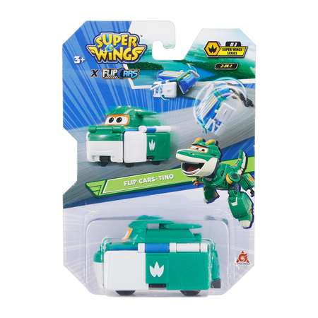 Автомобиль Super Wings Тино зеленый