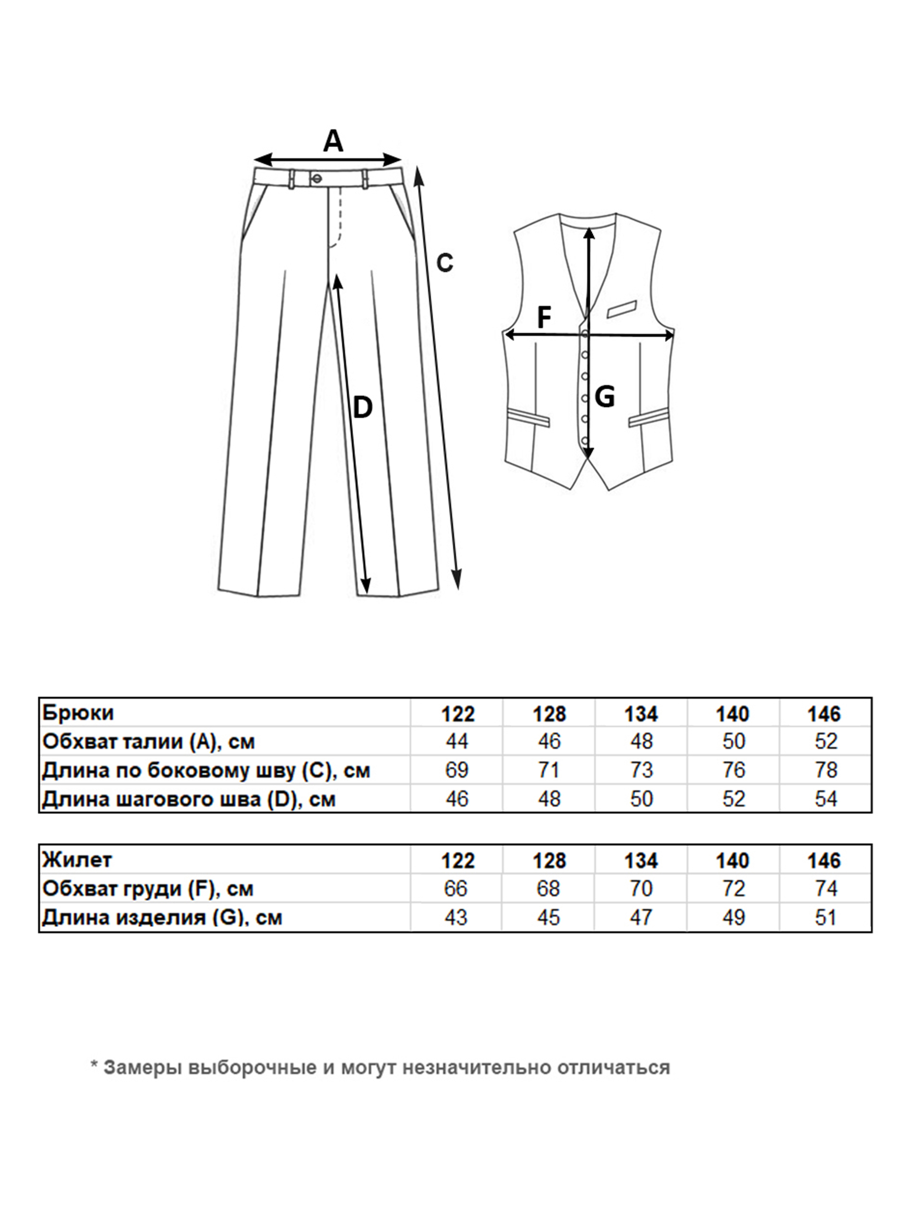 Брюки и жилет СИНЯЯ МОДА VEGA9021A-B39 - фото 3