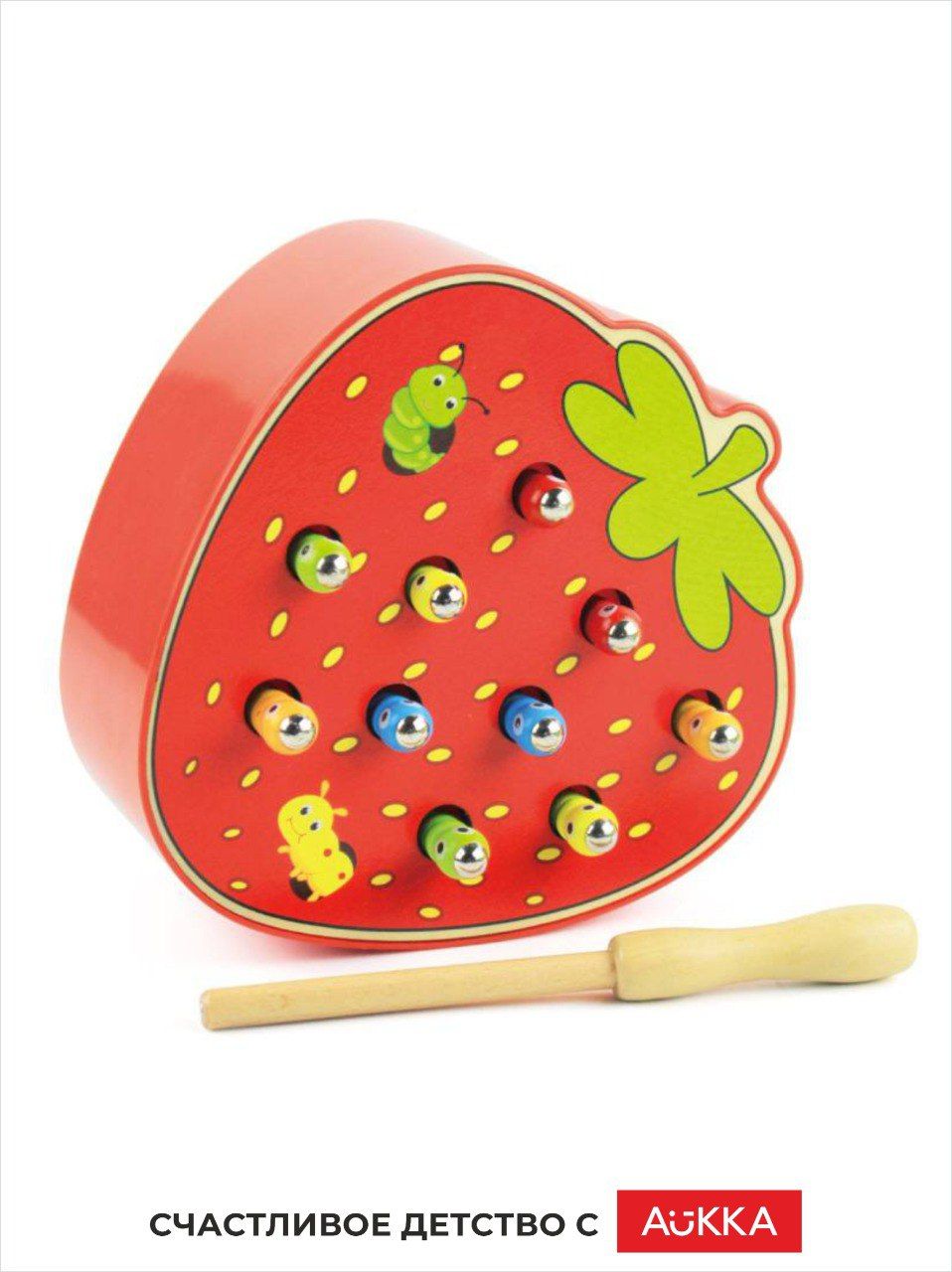 Игрушка AUKKA рыбалка Клубничка - фото 5