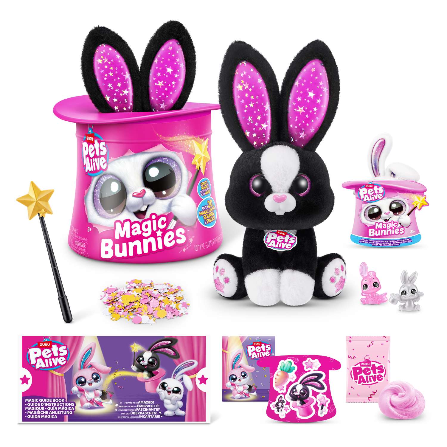 Мягкая игрушка Zuru Pets Alive зайка Magic Bunny - фото 15