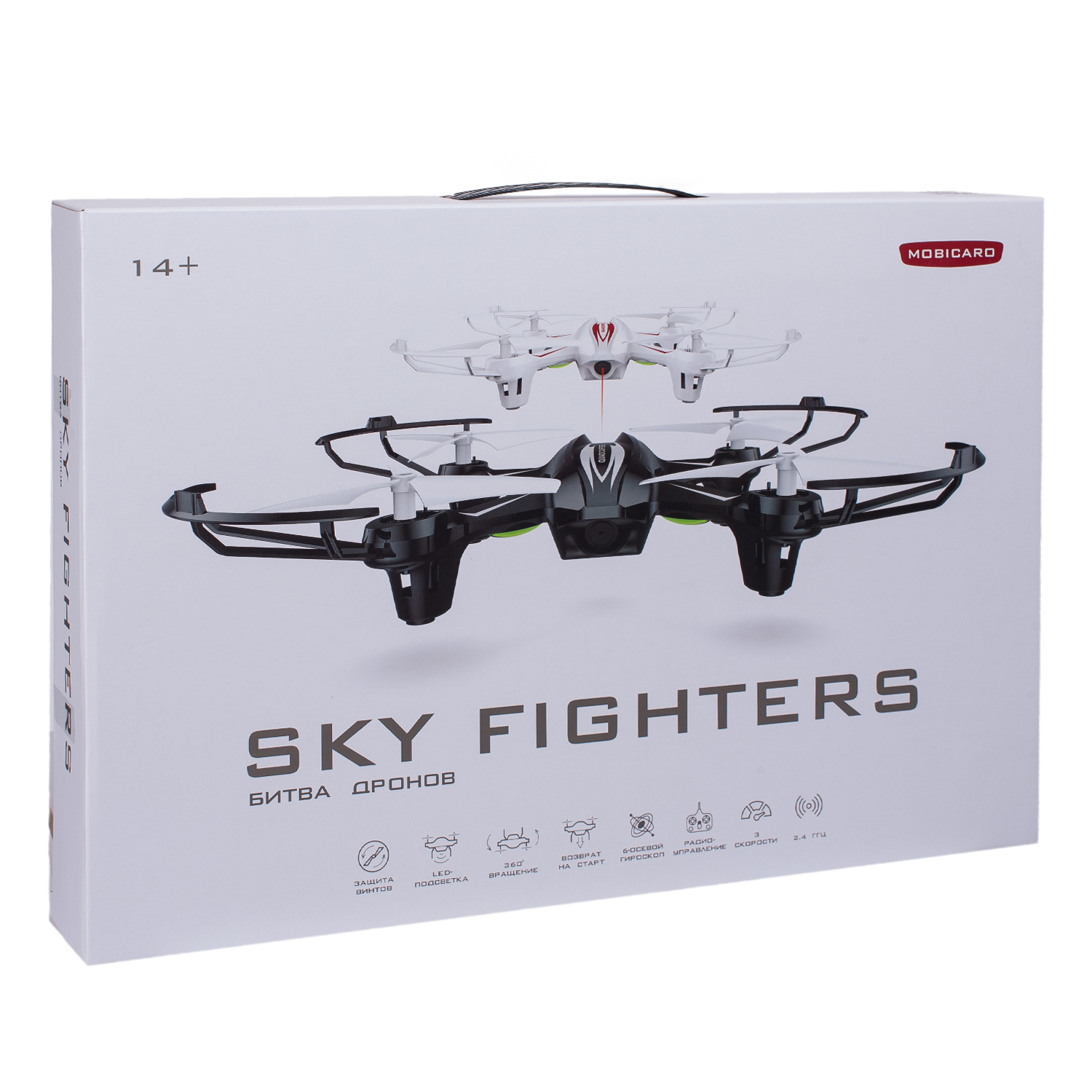 Квадрокоптер РУ Mobicaro Битва дронов - фото 2
