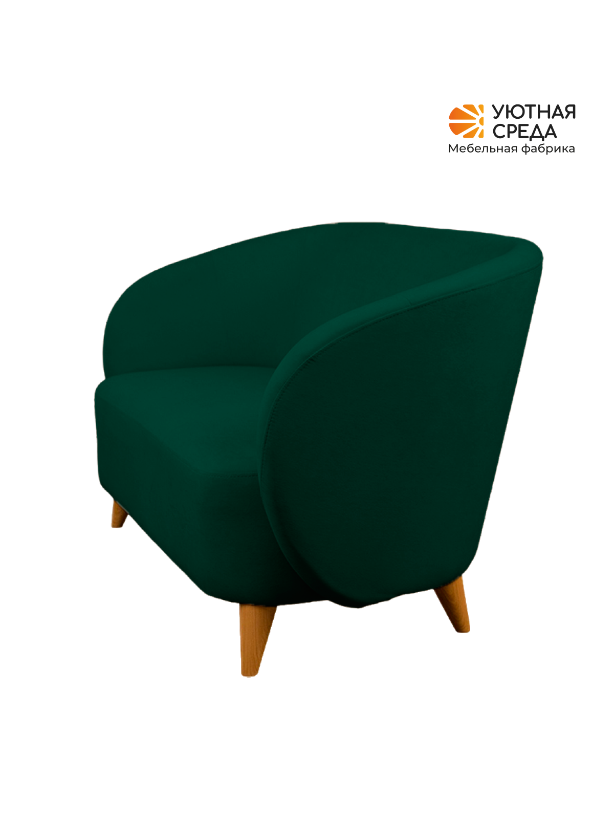 Диван Уютная среда зеленый велюр зеленый - фото 15
