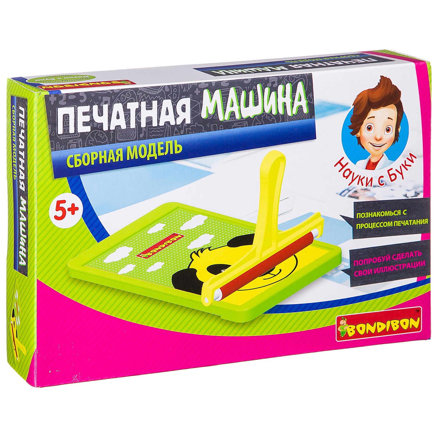 Конструктор Bondibon Науки с Буки Печатная машина - фото 3