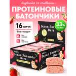 Протеиновые батончики Japan Formula без глазури без сахара набор 16шт