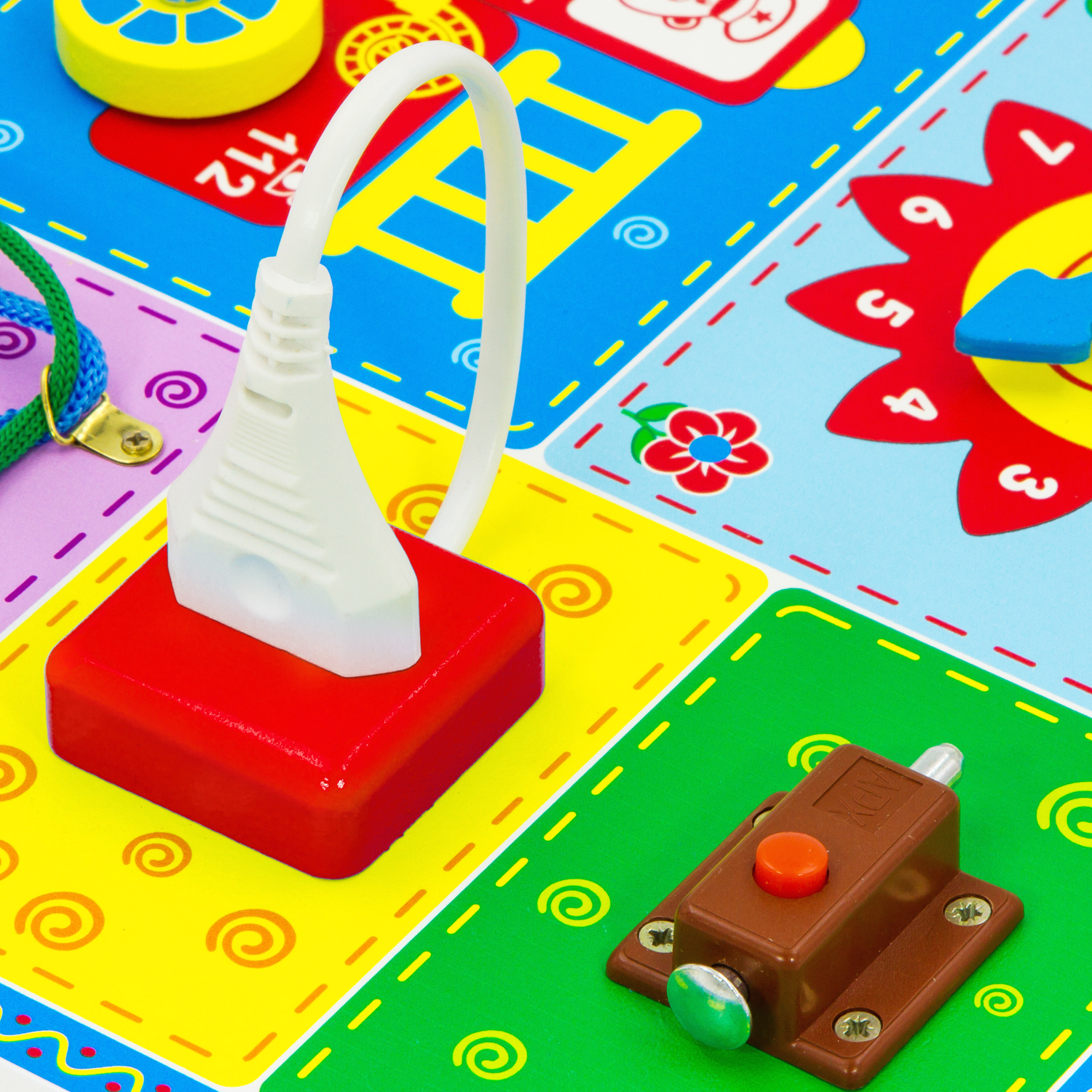 Игрушка Alatoys бизиборд Пожарная машина - фото 4