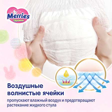 Трусики Merries M (6-11 кг) 58 шт.