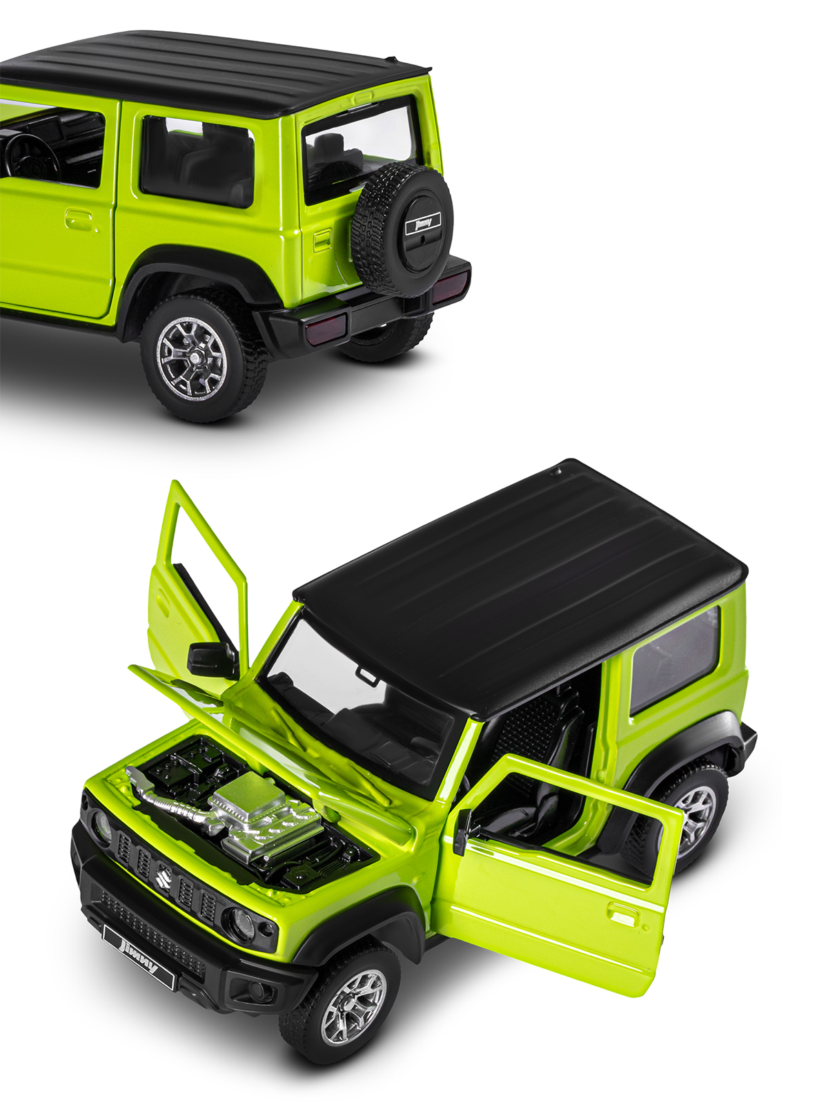Автомобиль AUTODRIVE Suzuki Jimny 2018 Сборная модель 1:32 JB1251656 - фото 17
