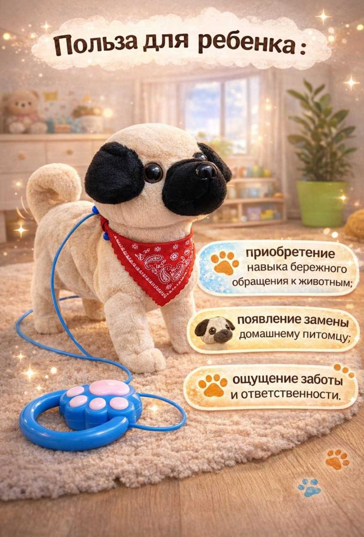 Мягкая игрушка BalaToys Собачка - фото 4