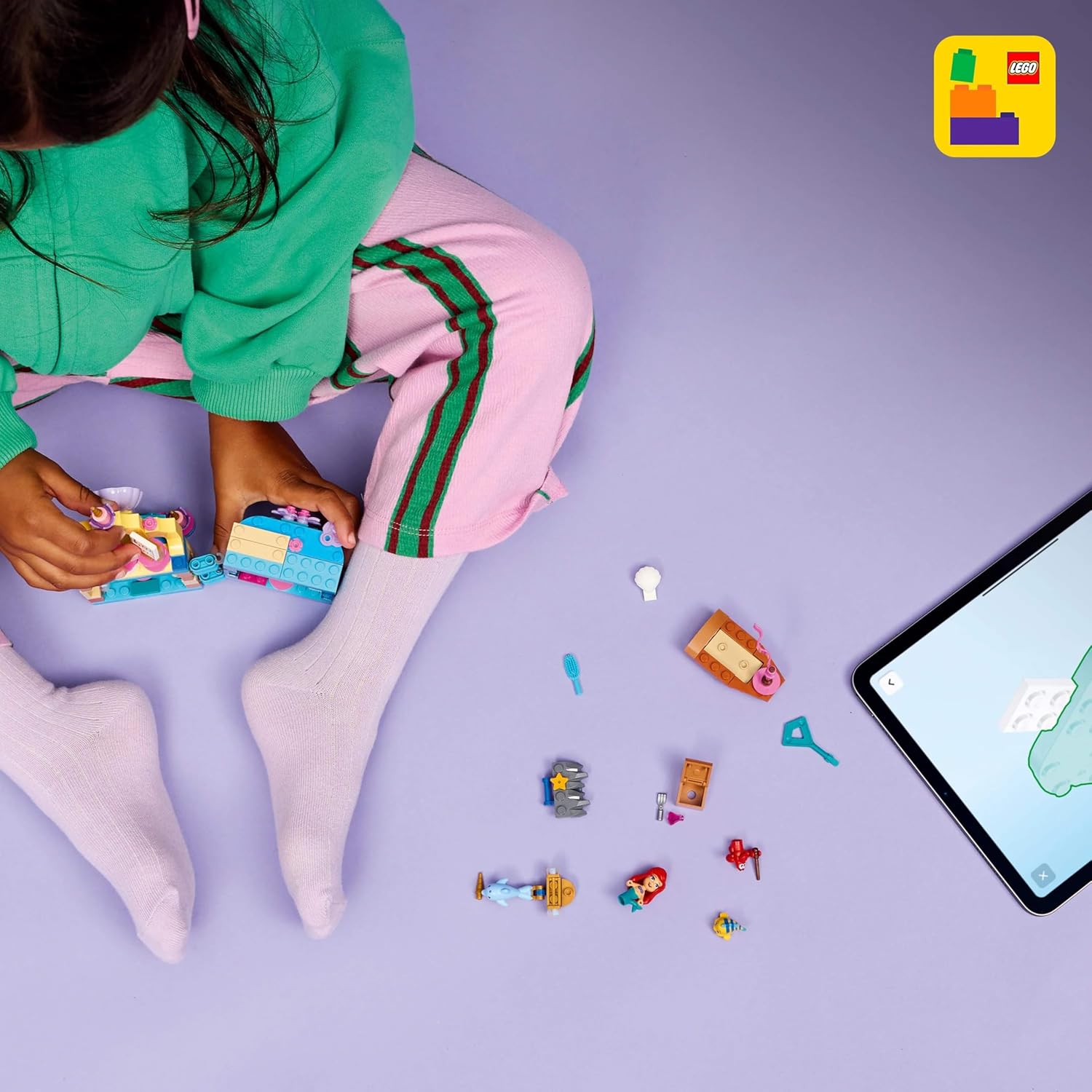 Конструктор LEGO Disney Волшебный дворец Ариэль 179 дет. - фото 8