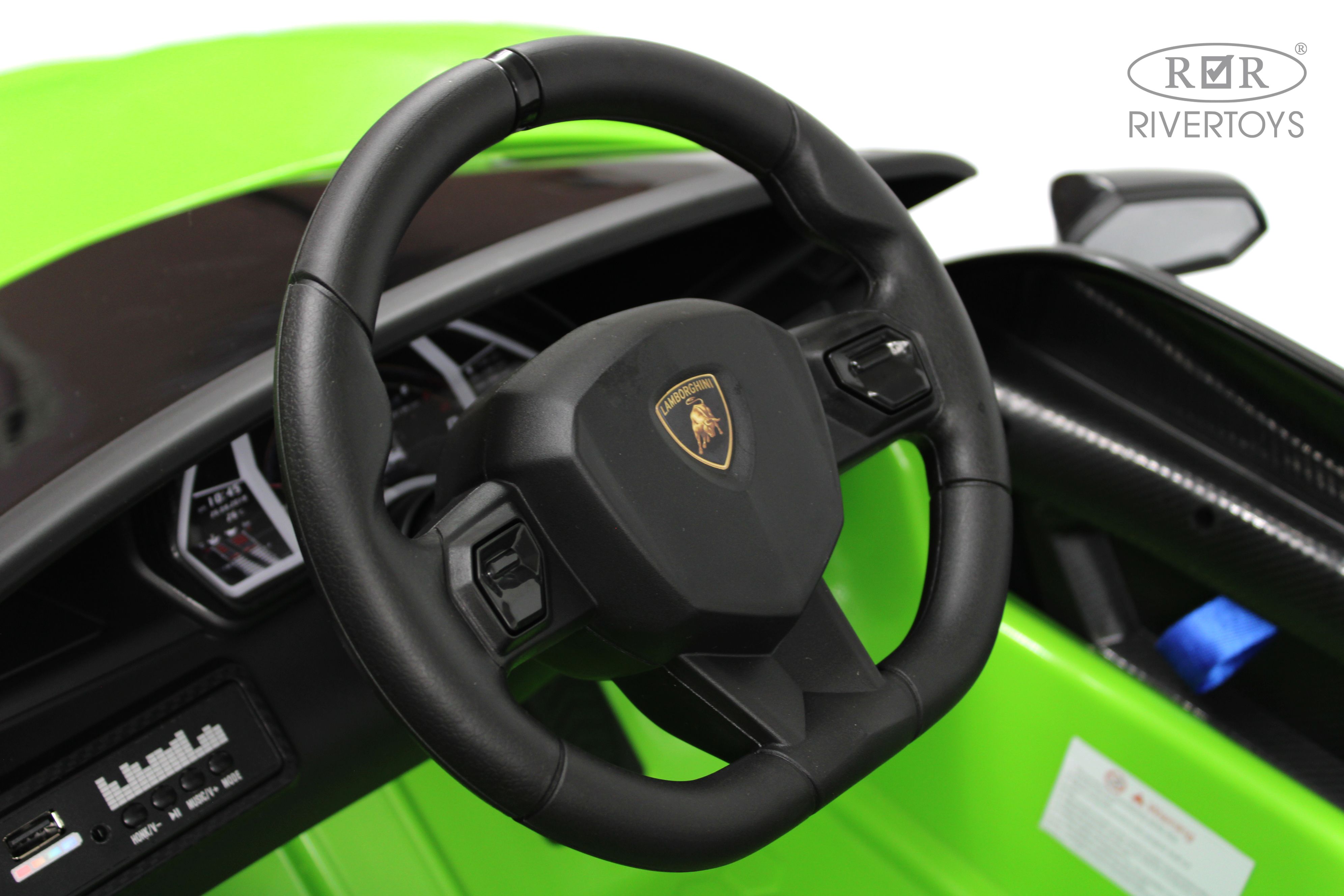 Электромобиль RIVERTOYS K888PX-GREEN С пультом ДУ - фото 25