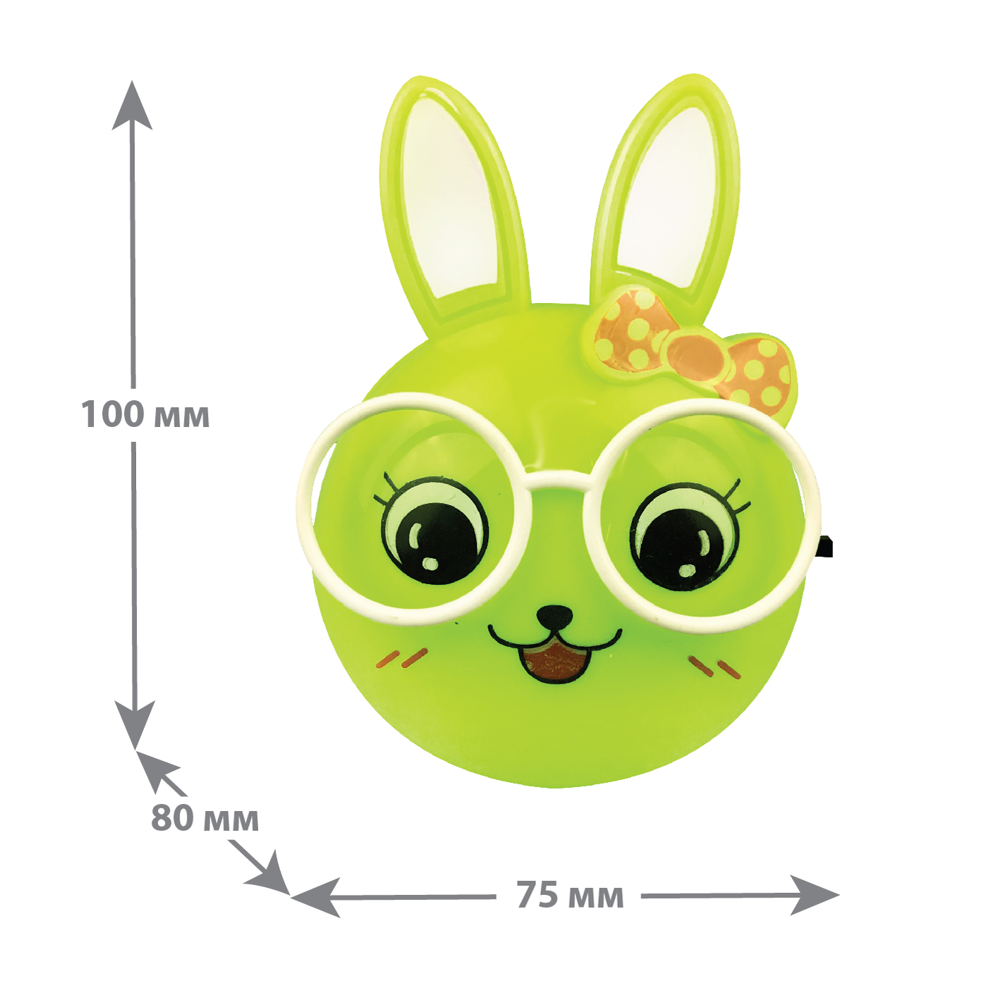 Ночник Camelion Зайцы очкарики - фото 4