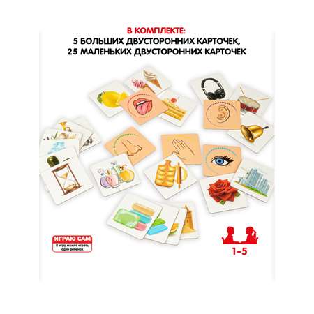 Настольная игра Bondibon лото Вижу слышу чувствую