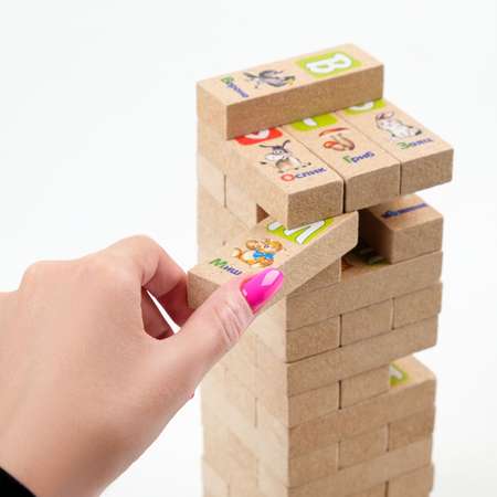 Настольная игра Sima-Land Падающая башня