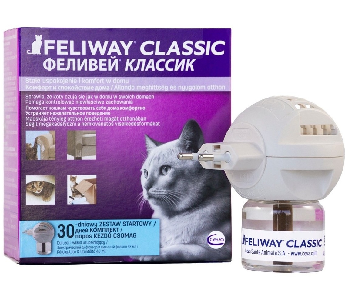 Феливей Классик Feliway с диффузором 48 мл для кошек - фото 1