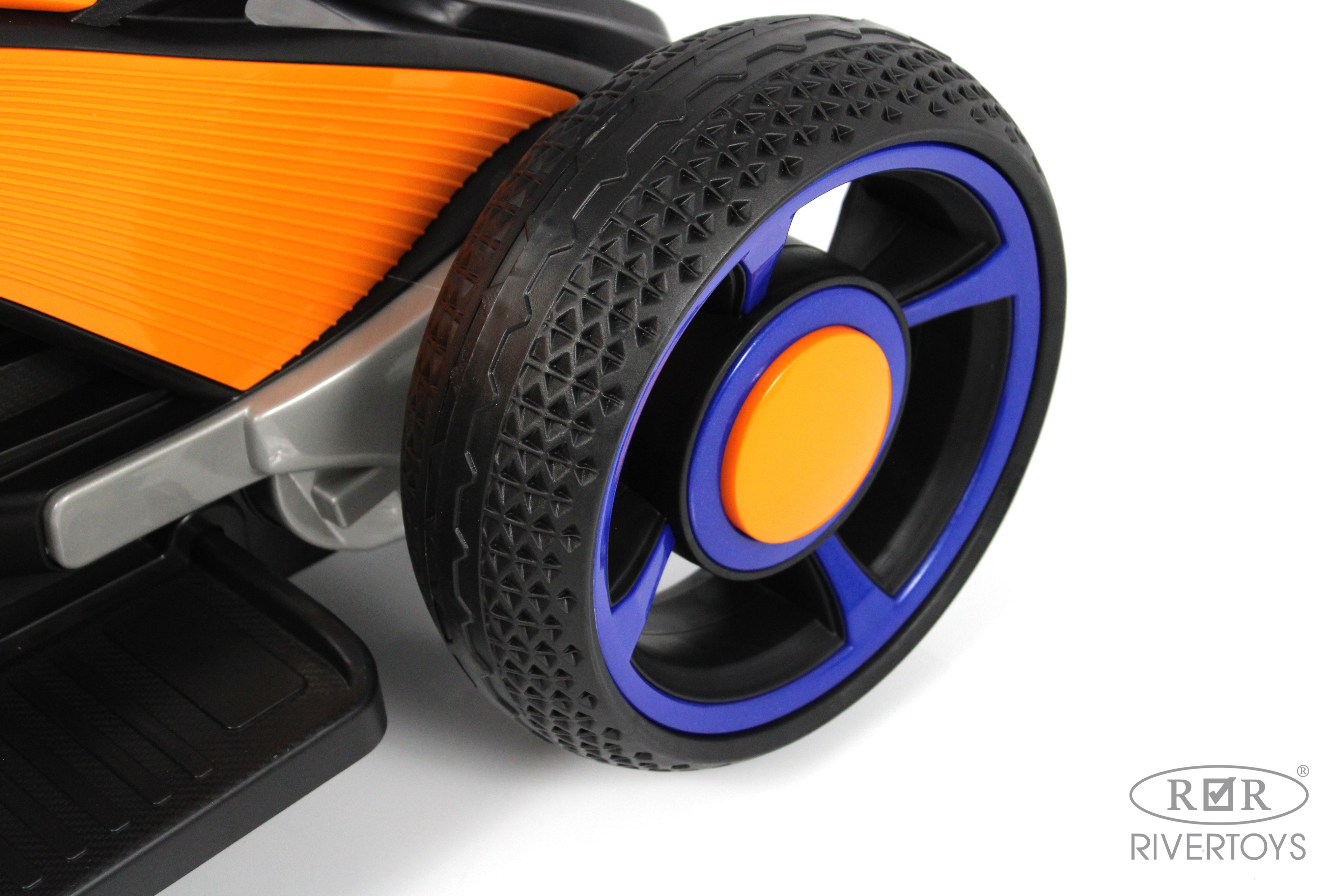 Электромобиль RIVERTOYS K333PX-ORANGE - фото 7