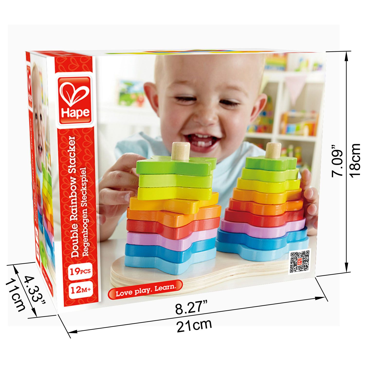 Игрушка Hape пирамидка - фото 7