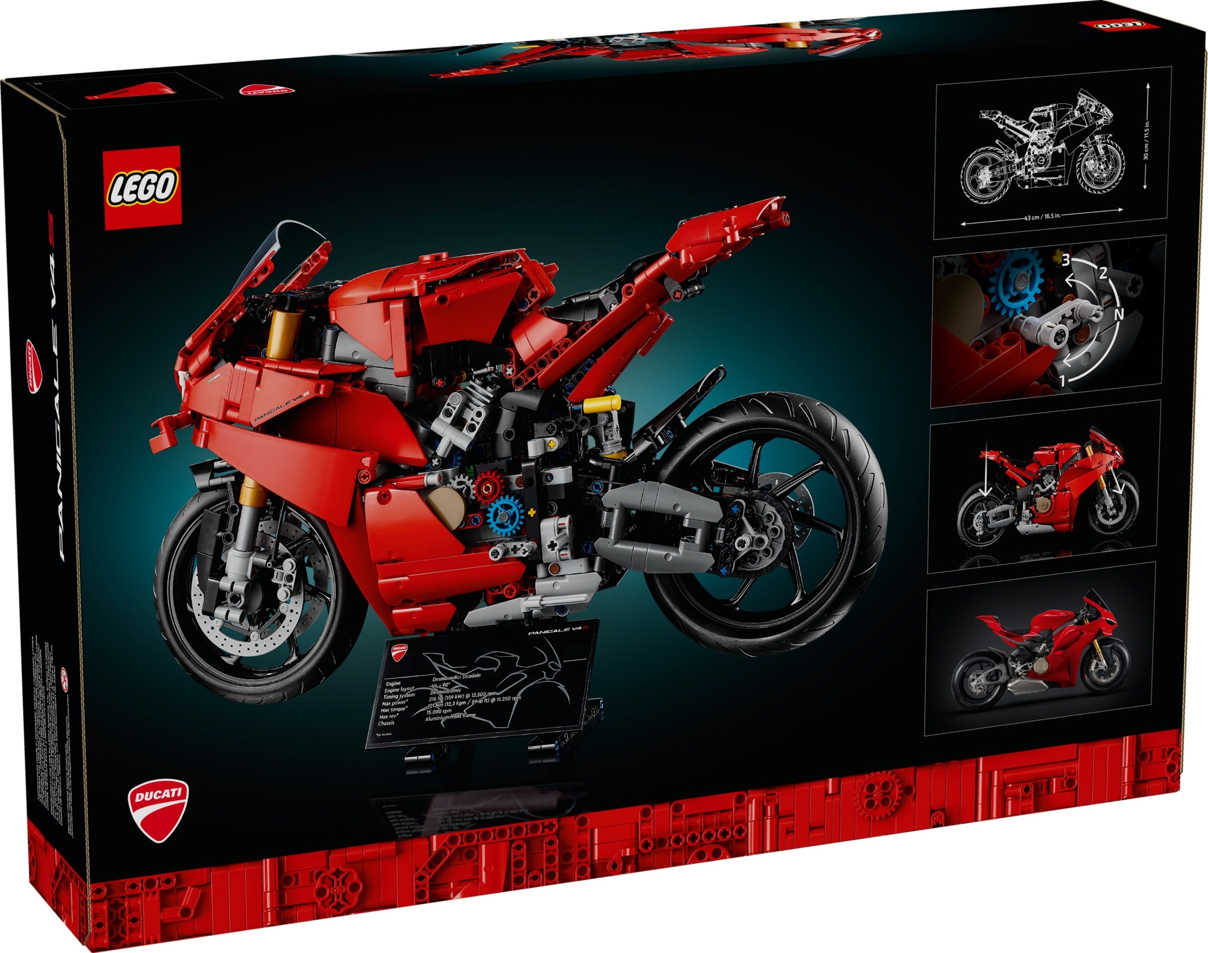 Изображение товара Конструктор LEGO Technic Ducati Panigale V4 S 42202 для взрослых