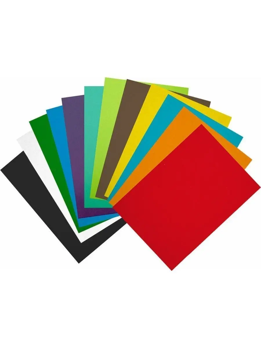 Цветной картон Пифагор 12 лист. - фото 7