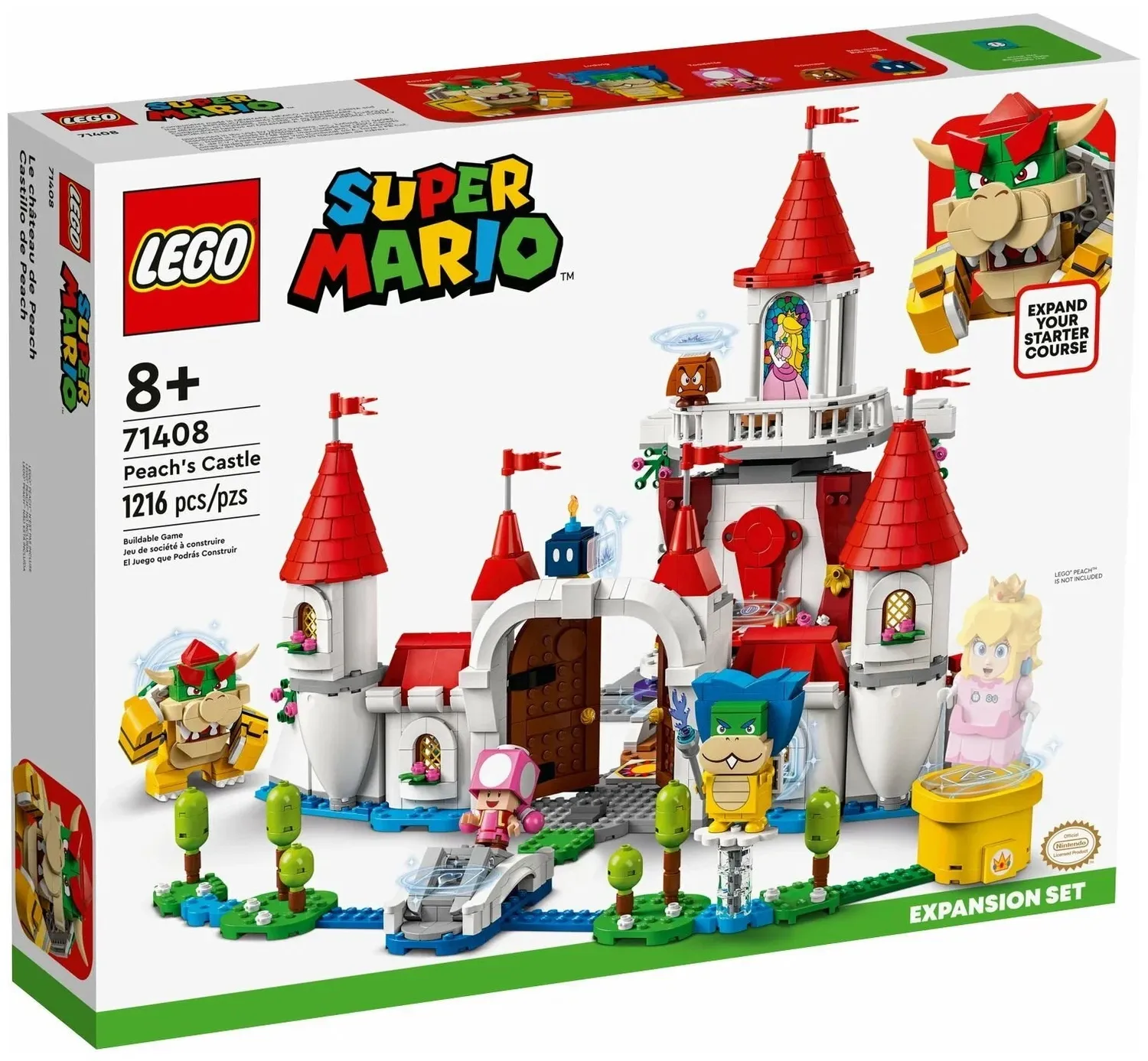 Изображение товара Конструктор LEGO Super Mario Персиковый замок 1216 деталей