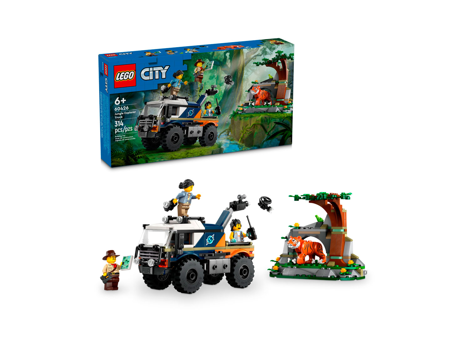 Конструктор LEGO City Исследователь джунглей 314 дет. - фото 1