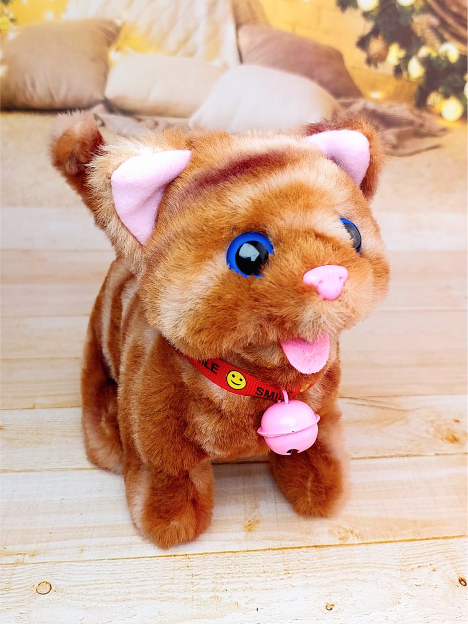 Игрушка мягкая FAVORITSTAR DESIGN котик 17 см - фото 3