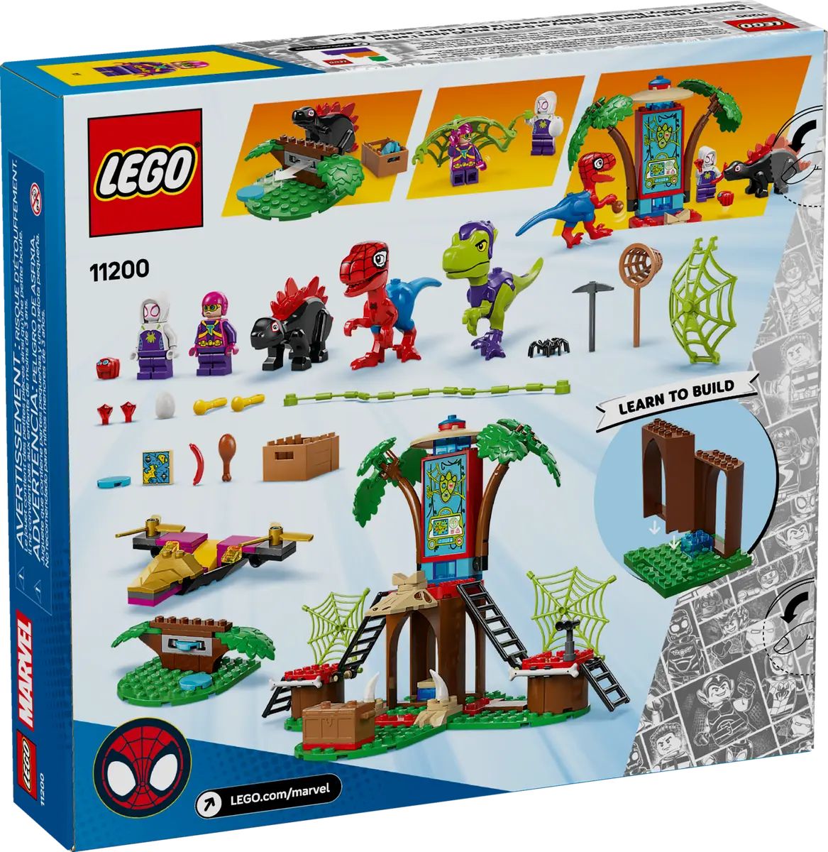 Конструктор LEGO Marvel Super Heroes Дино-версии Человека-Паука 143 дет. - фото 8