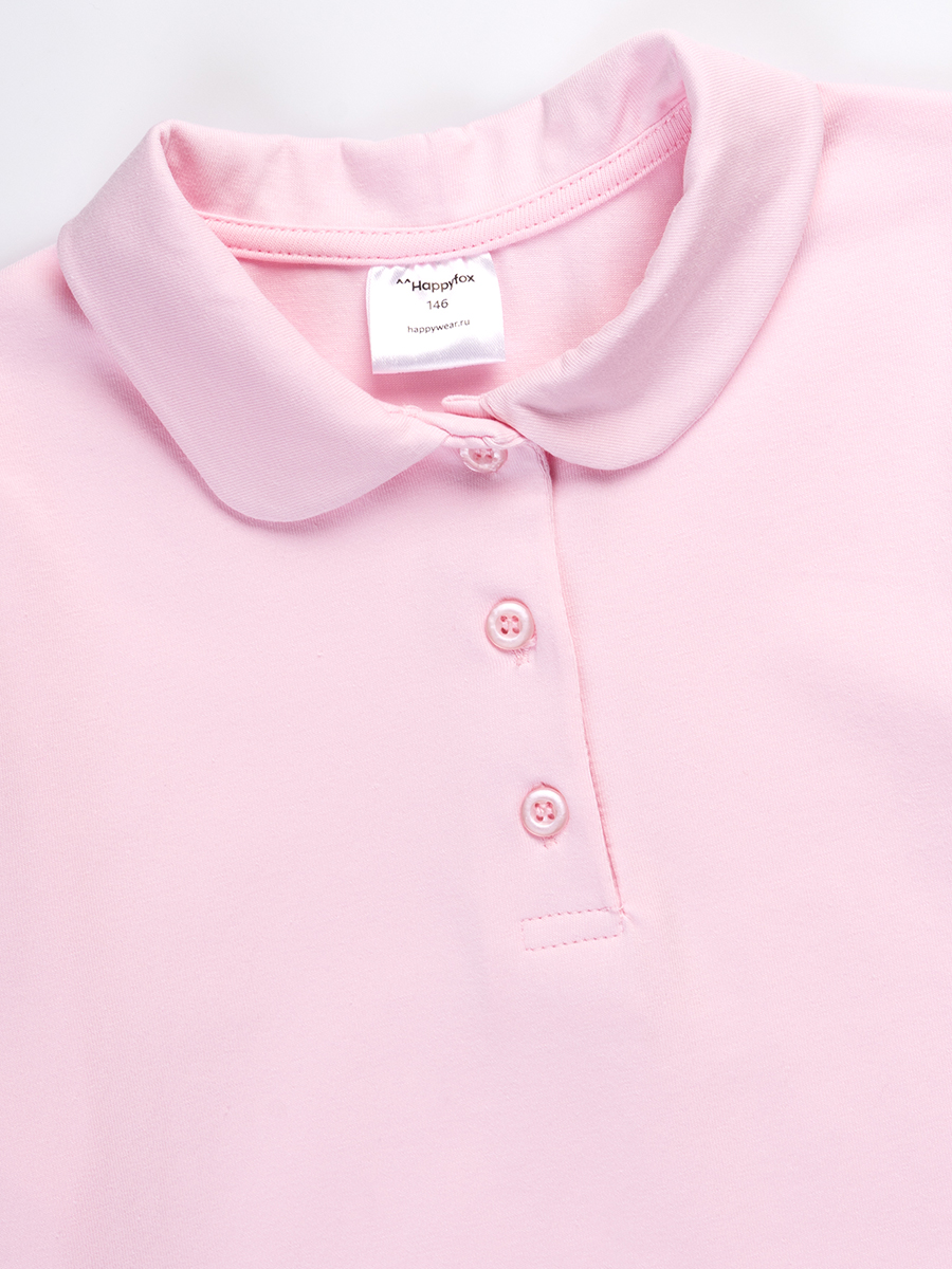 Поло HappyFox HF55131розовый - фото 8