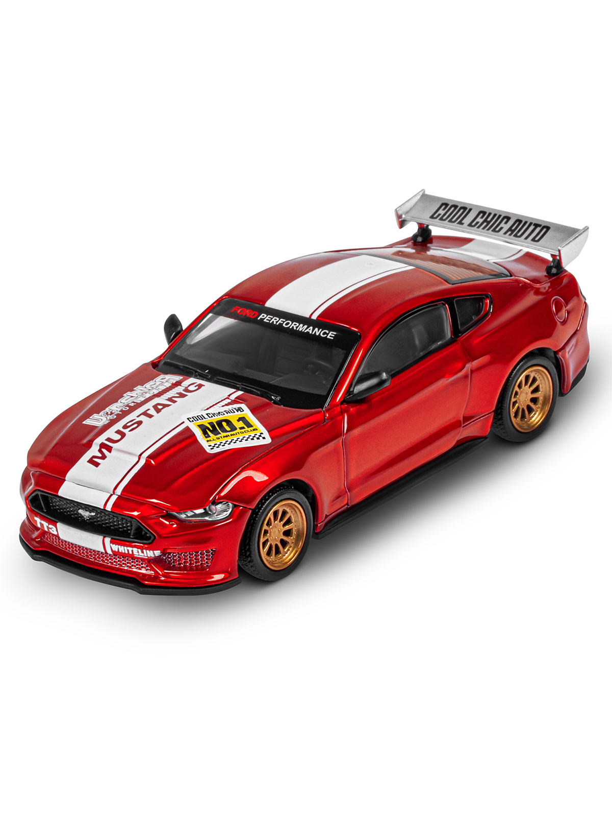 Автомобиль АВТОпанорама Ford Mustang Сборная модель 1:42 JB1251727 - фото 17