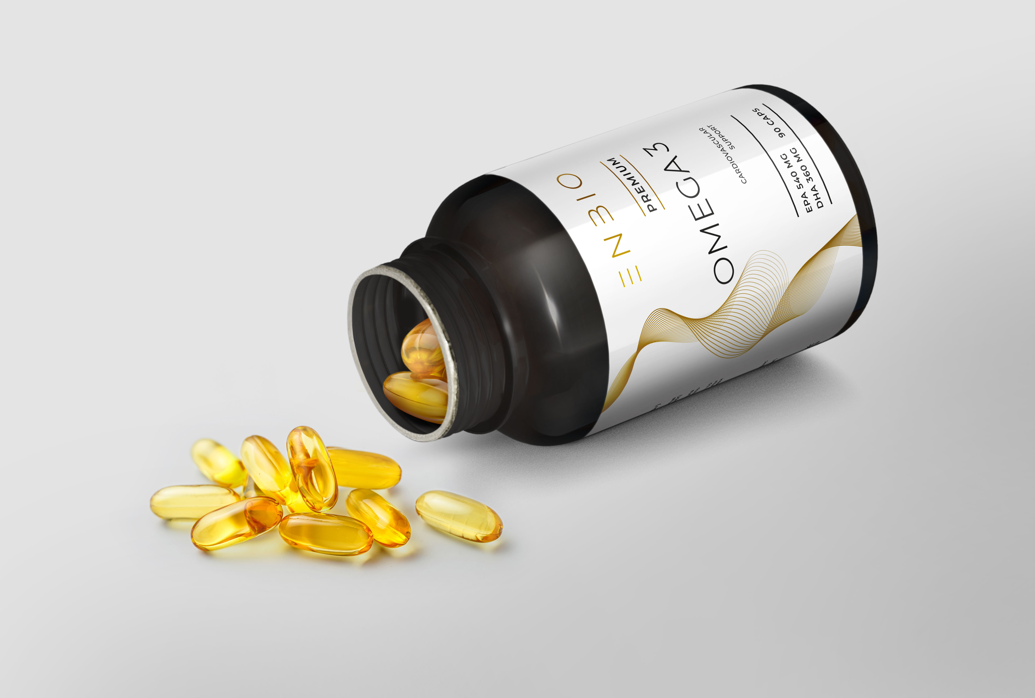 Omega-3, рыбий жир для сердца, мозга и иммунитета, 90 капсул - фото 1