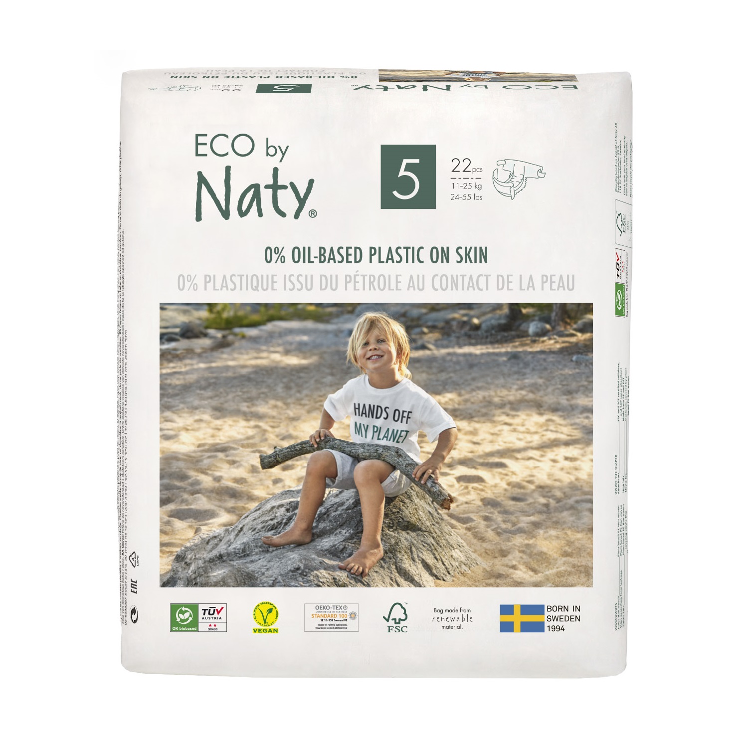 Подгузники Naty 5 22 шт. - фото 1