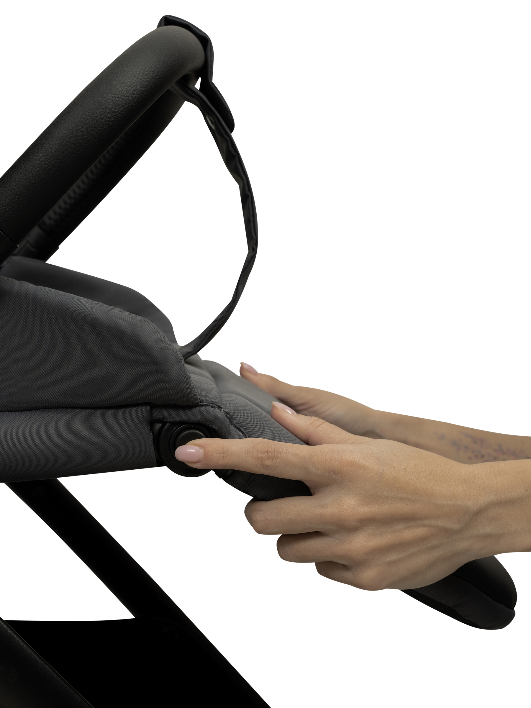 Коляска прогулочная JOVOLA LYRA серый - фото 27