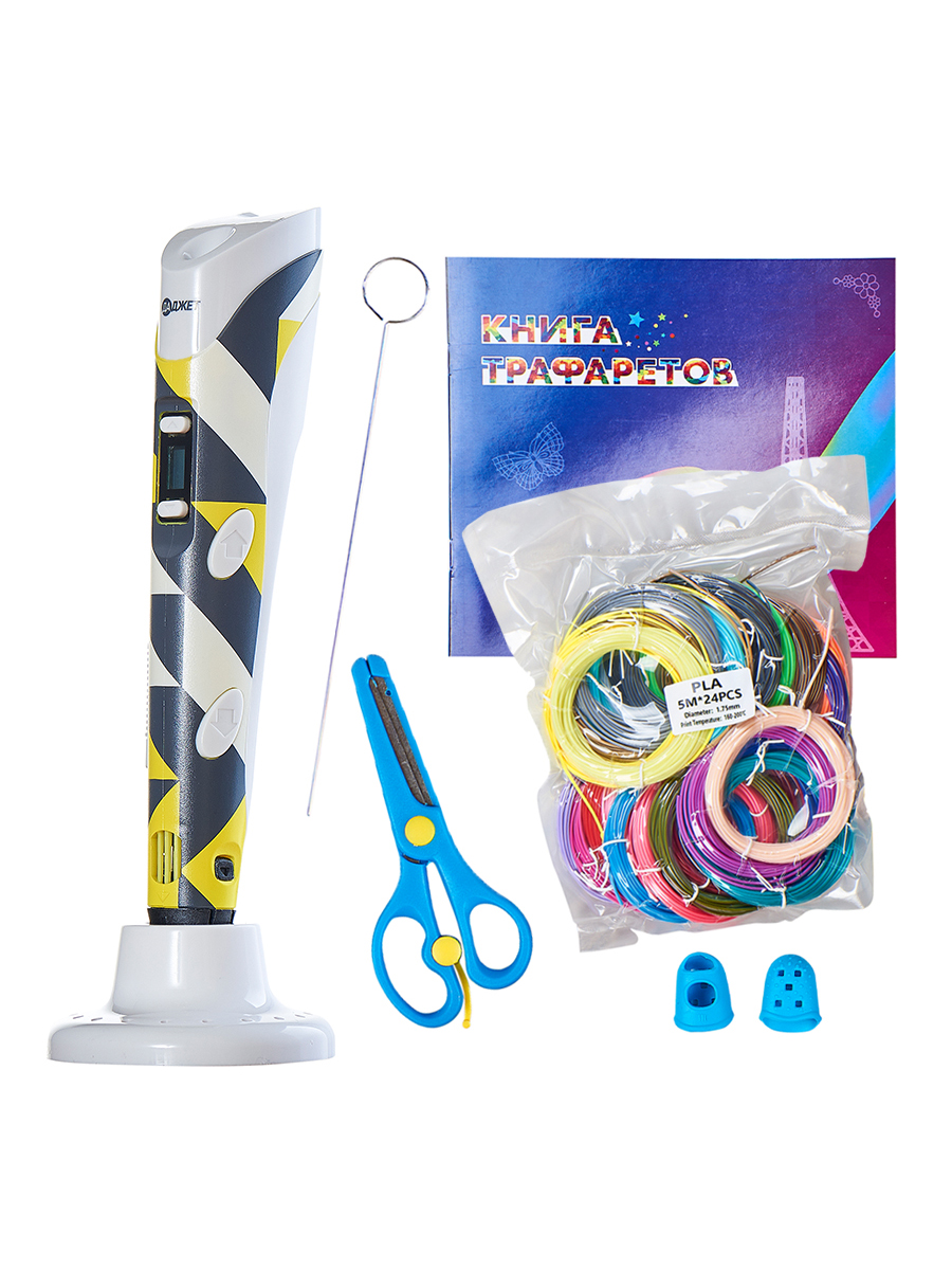 3D ручка Даджет Art с набором пластика 120м - фото 10