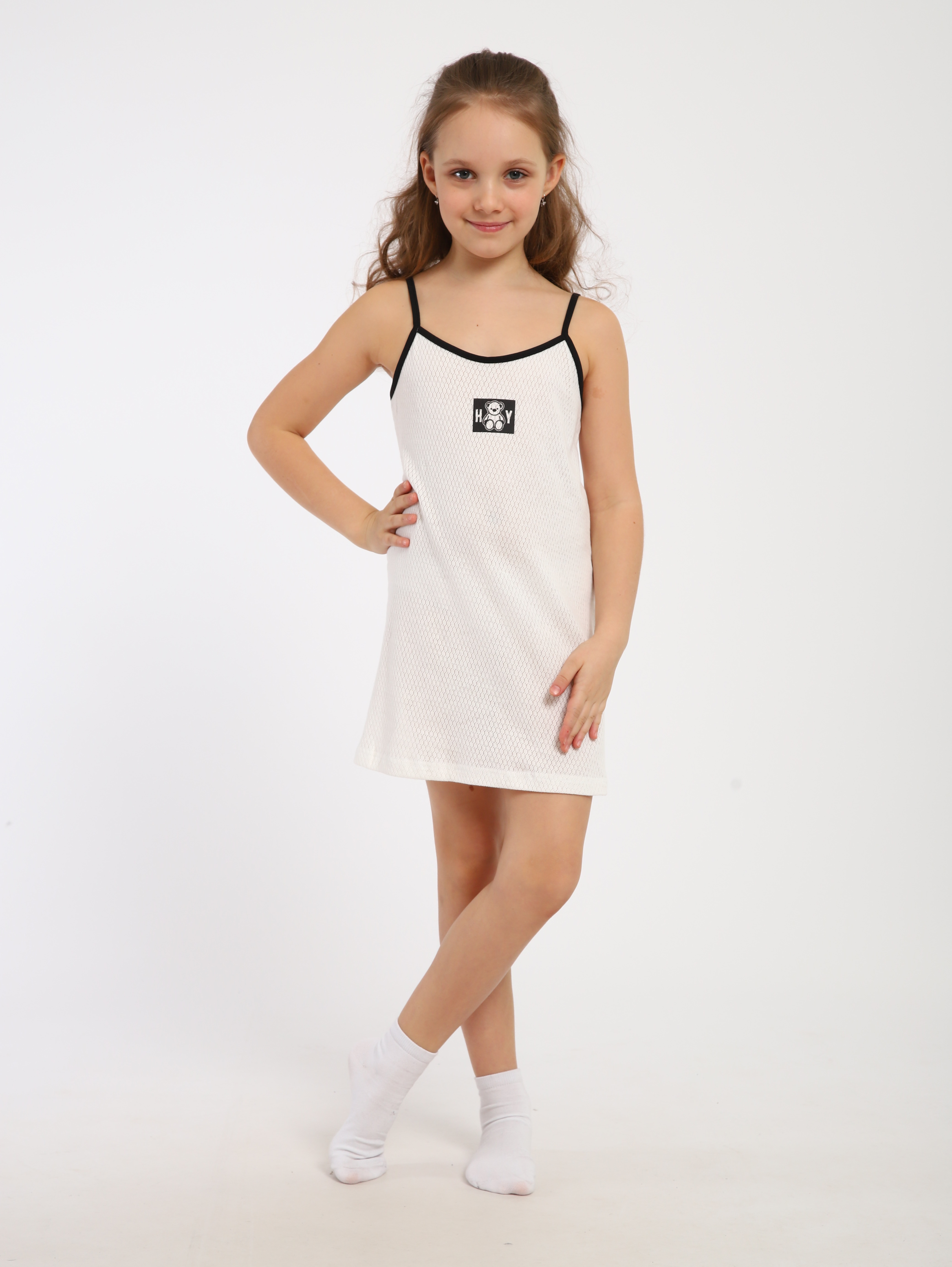 Сорочка ночная ЛАДОШКИ Сорочка Лили молочный - фото 9