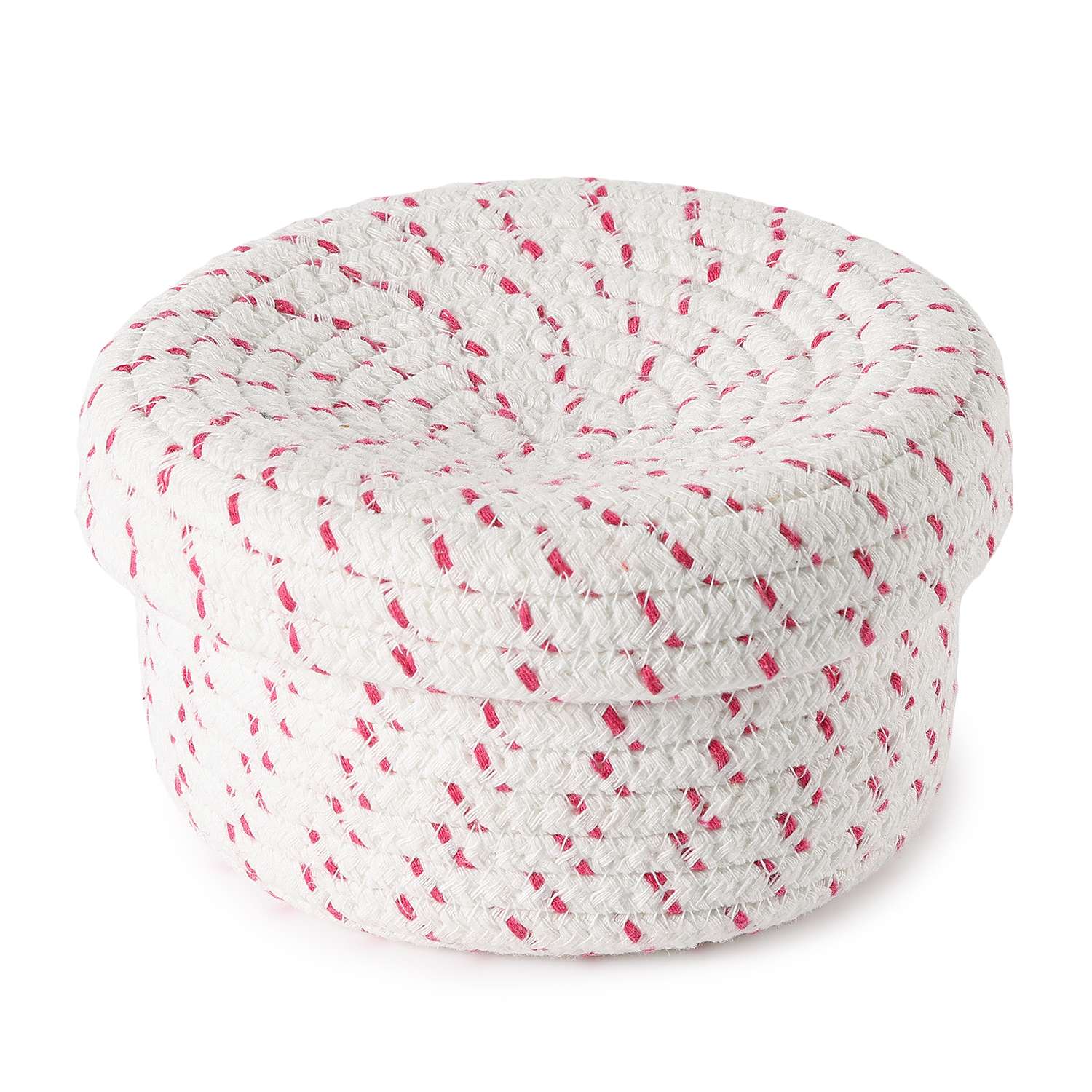 Корзинка декоративная ё с крышкой в ассортименте - фото 1