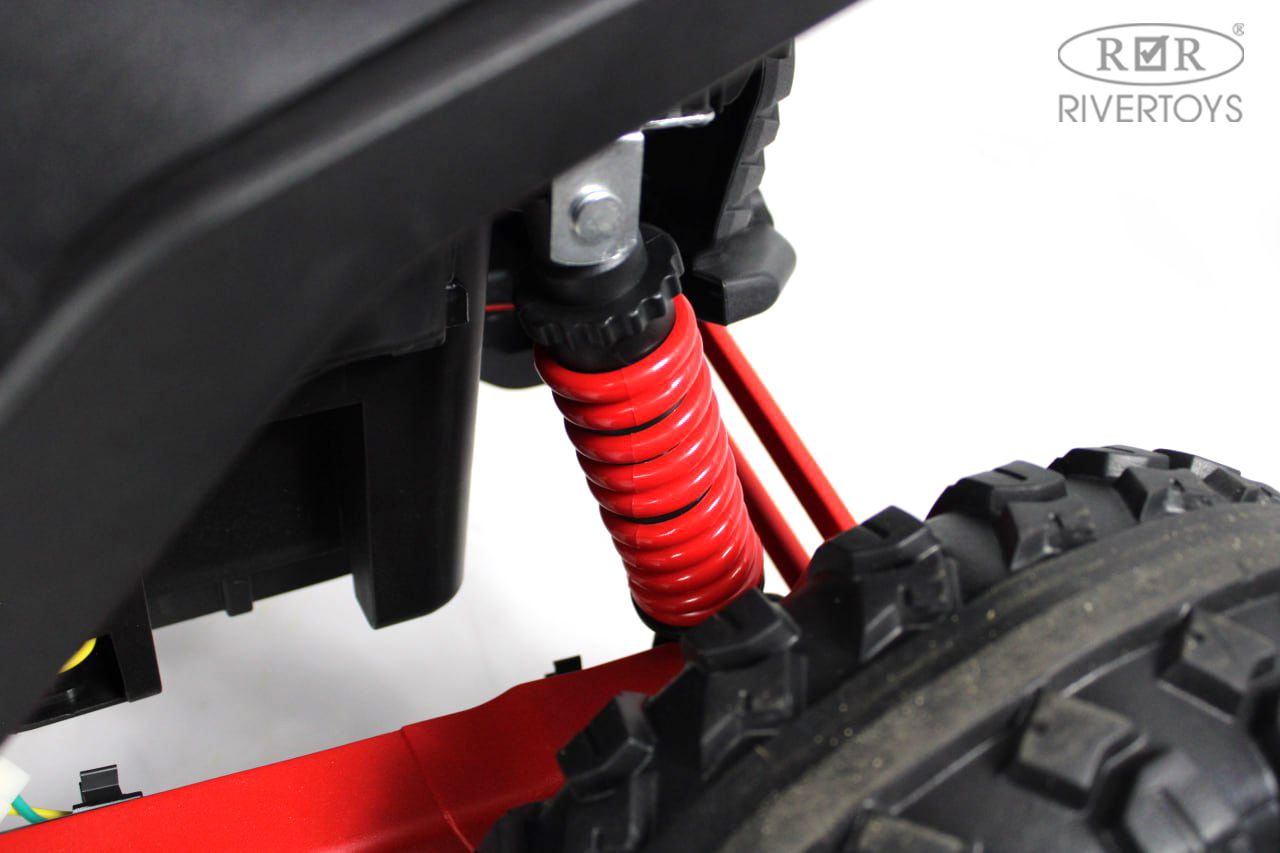 Электромобиль RIVERTOYS Z707ZZ-BLACK-RED С пультом ДУ - фото 14