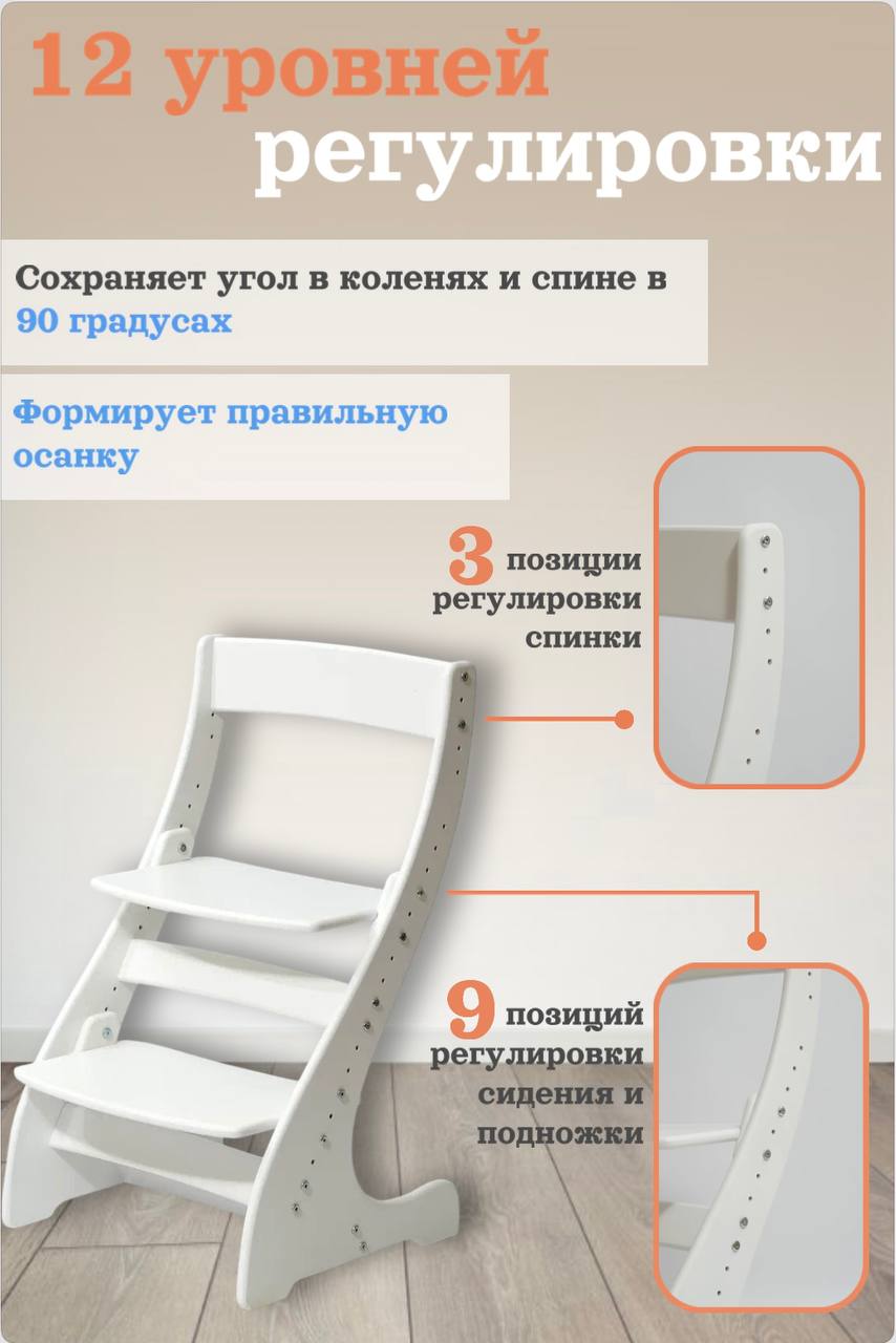 Стульчик для кормления Klikkin классический - фото 2