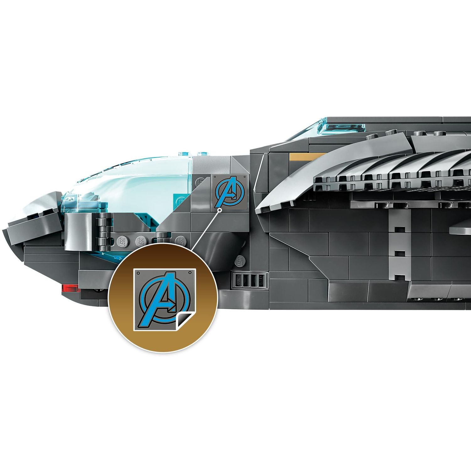 Конструктор LEGO Marvel Super Heroes Квинджет Мстителей - фото 6
