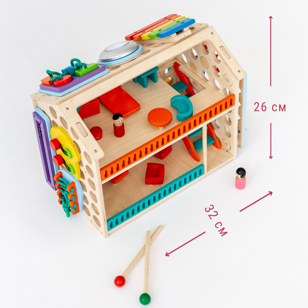 Игрушка Mag Wood бизиборд - фото 3
