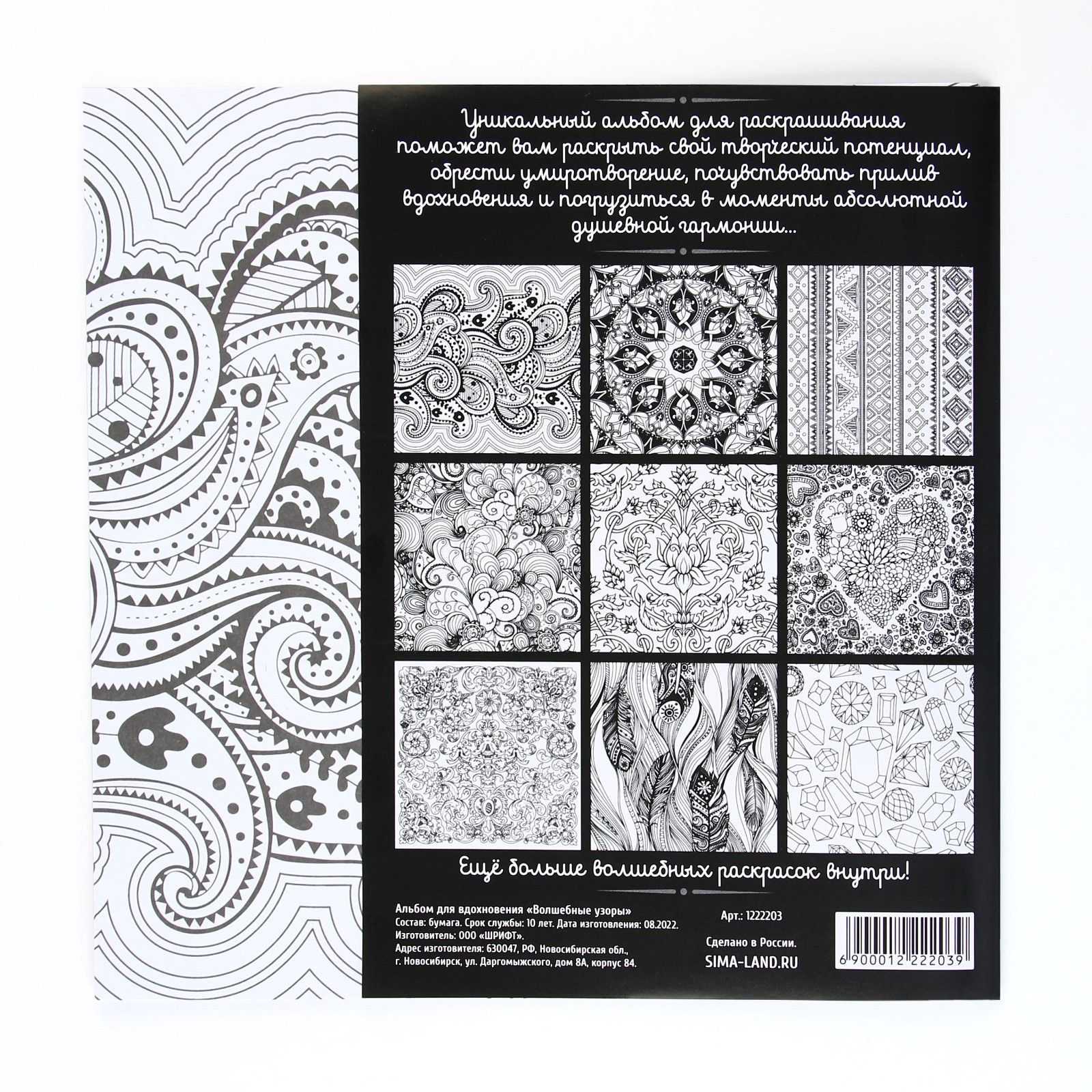 Альбом Школа Талантов для вдохновения Волшебные узоры 20 стр - фото 5