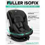 Автокресло Indigo Fuller серый-черная кожа Isofix 0+/1/2/3 (0-36 кг)